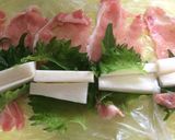 長芋と大葉の豚肉巻き作り方2写真