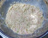 ヘルシー♪大豆と鶏挽肉の大葉はさみ焼き作り方3写真