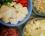 具だくさん♪食べるチゲスープ♪作り方1写真