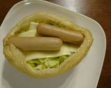 糖質制限■超簡単！油揚げでホットドッグ作り方2写真