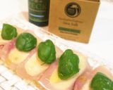 簡単おつまみ＊生ハムで包んだカプレーゼ作り方2写真