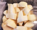 簡単！洋食屋さん♬にんにく風味☆ポテサラ作り方1写真