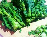 めんつゆde菜の花としめじのおひたし作り方1写真