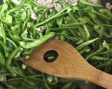 ご飯がっつり♡挽肉とピーマンの細切り炒め作り方6写真