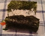合う♪クリームチーズとサーモン海苔巻き★作り方3写真