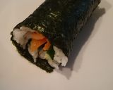 合う♪クリームチーズとサーモン海苔巻き★作り方4写真