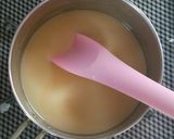 十六茶で作るもっちりぷるりん☆わらび餅。作り方2写真