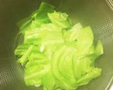 ささ身とキャベツのポン酢しょうゆかけ作り方5写真