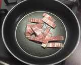 かぼちゃとしめじとベーコンのお手軽炒め♪作り方2写真