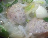 アツアツでうま！大量ネギと肉団子スープ！作り方8写真