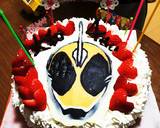 仮面ライダーゴースト 誕生日ケーキ♡作り方6写真