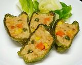 お弁当★味噌マヨ味《ピーマンのツナ詰め》作り方3写真