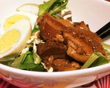 カフェメシ♡豚の角煮丼作り方4写真