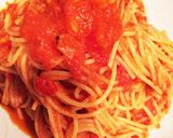 トマトと小海老のパスタ作り方5写真