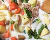 ごろごろ野菜のミルクパスタ作り方3写真