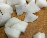 大根と桜エビの煮物作り方1写真