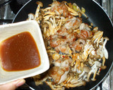 鶏もも肉とシメジの豆板醤炒め♪作り方11写真