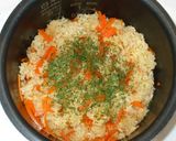 人参炊き込みご飯♪簡単な炊き込みご飯♪作り方7写真