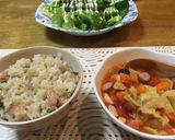 お野菜たっぷりトマトスープ♪作り方7写真