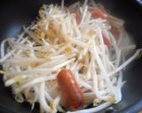 もやしとウィンナーのカレー炒め作り方3写真