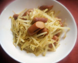もやしとウィンナーのカレー炒め作り方4写真