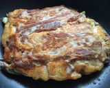 豚バラお好み焼きそば(日本蕎麦)作り方6写真