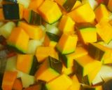 かぼちゃと色々野菜のベジタリアンスープ作り方8写真
