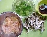 簡単！芽キャベツと舞茸のオイスタ炒め作り方2写真