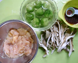 簡単！芽キャベツと舞茸のオイスタ炒め作り方2写真
