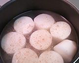 豚味噌のせ大根煮作り方1写真
