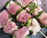 ピーマンとささ身串焼き作り方3写真
