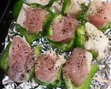 ピーマンとささ身串焼き作り方4写真