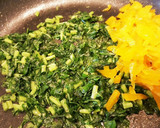 大根の葉とたくあんの和風チャーハン作り方4写真