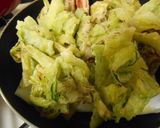 キャベツの外葉でかき揚げ♪作り方4写真