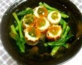 菜の花と竹輪の酢みそのせ　オードブル風作り方6写真