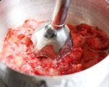 ひな祭りスイーツ　菱餅ムース作り方4写真