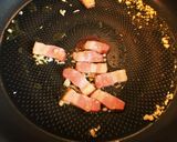 ポルチーニ茸とベーコンのクリームパスタ作り方2写真