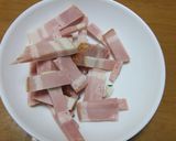 霜降ひらたけと春菊のパスタ♪作り方4写真