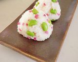 春色おむすび～エダマメと菜の花～作り方5写真