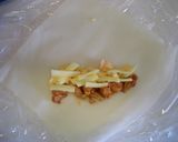 美味♪チキンと卵のトマトソース春巻き作り方3写真