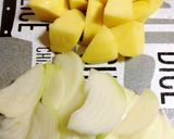 鶏肉じゃがいものゴロっとジャーマンポテト作り方1写真