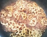 シャキシャキ。和風れんこんパスタ作り方4写真