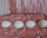 お手軽ベーコン巻きミートローフ作り方7写真
