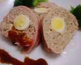 お手軽ベーコン巻きミートローフ作り方6写真
