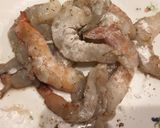エビと小松菜と生キクラゲの中華炒め作り方1写真