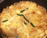 お肉なしすき焼き風卵とじ作り方2写真
