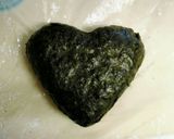 ハートのおにぎりdeピアノ弁当作り方3写真