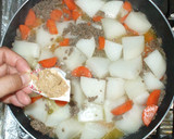 ひき肉と大根と人参とカレー粉の煮物♪簡単作り方5写真