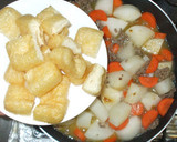 ひき肉と大根と人参とカレー粉の煮物♪簡単作り方7写真