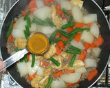 ひき肉と大根と人参とカレー粉の煮物♪簡単作り方8写真